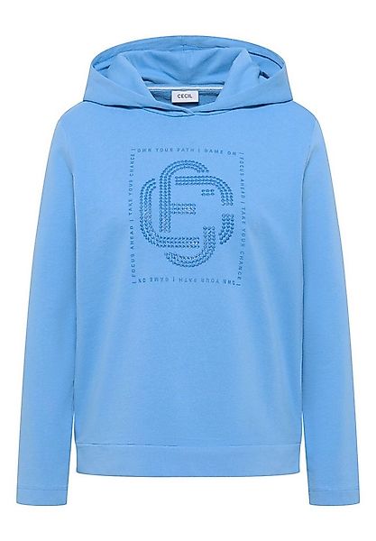 CECIL Langarmshirt CECIL TOS Stitched Sequins Kapuzenpullover günstig online kaufen