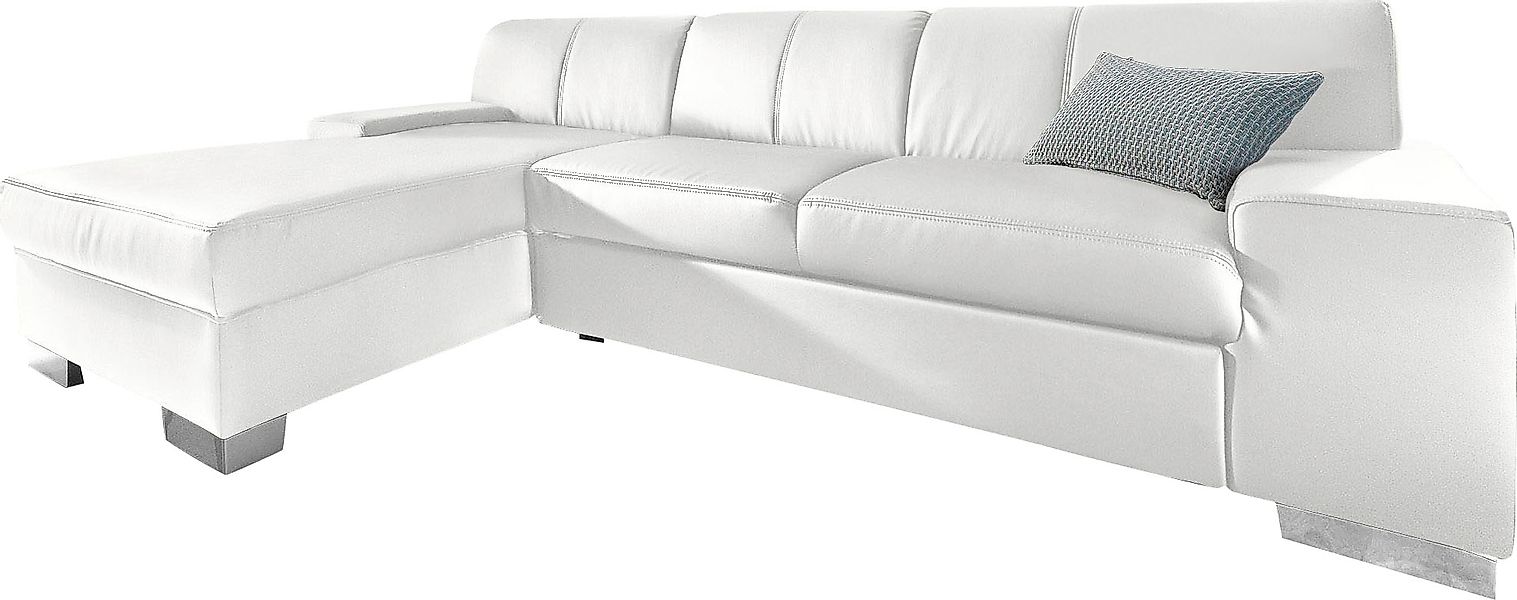 DOMO collection Ecksofa »Star, zeitlose Formensprache, elegante Optik, L-Fo günstig online kaufen
