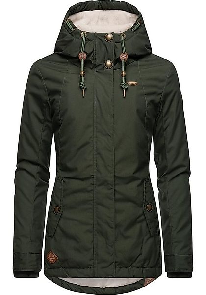 Ragwear Winterjacke Monade Damen Winterparka mit Kapuze und m. Fleece gefüt günstig online kaufen