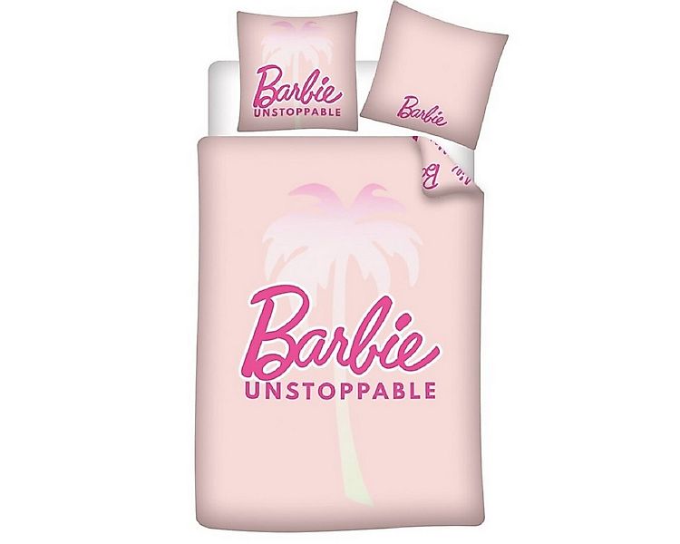 Barbie Bettwäsche Set 140x200 cm – 100% Polyester für Fans von Barbie günstig online kaufen