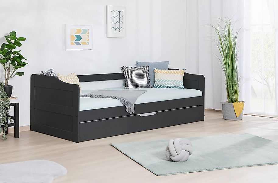 Ticaa Bettgestell Sofabett Funktionsbett Gästebett mit Auszug günstig online kaufen