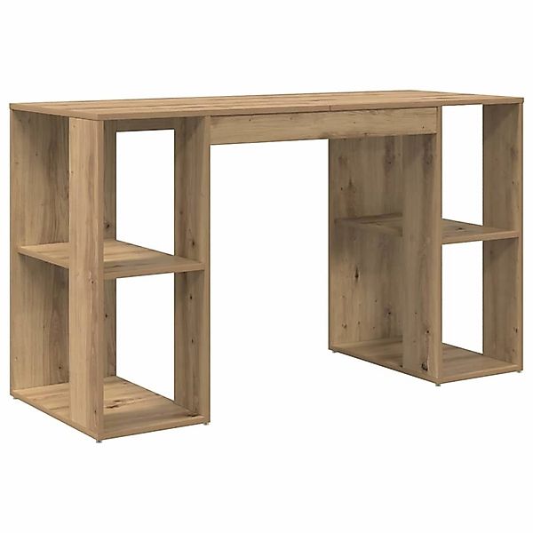 vidaXL Schreibtisch mit Stauraum Artisan-Eiche 130 x 50,5 x 75 cm 869505 günstig online kaufen