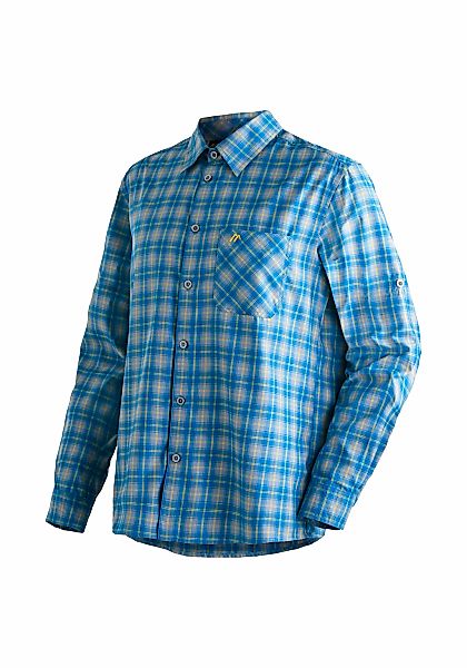 Maier Sports Funktionshemd "Claas" Herren Hemd, langarm Karohemd für Outdoo günstig online kaufen