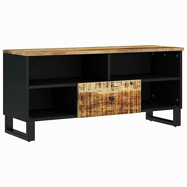 furnicato TV-Schrank 100x33x46 cm Massivholz Mango & Holzwerkstoff (1-St) günstig online kaufen