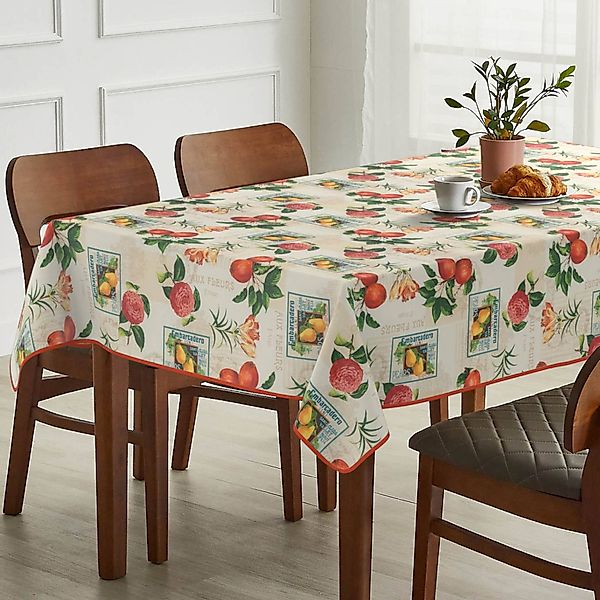ANRO Tischdecke Stoff Digitalprint Tischtuch EasyClean günstig online kaufen