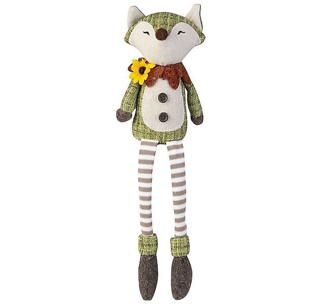 MICA Dekofigur Kantenhocker Fuchs - orange/grün - ca. 8 x 6 x 32 cm - 1 Stü günstig online kaufen