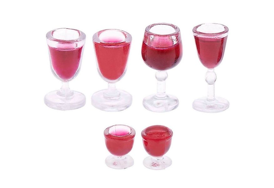 Rico Design Wichtel Miniatur Weingläser 6 Stück günstig online kaufen