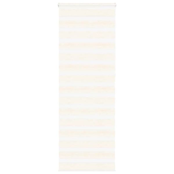 vidaXL Doppelrollo Marmorbeige 80x230 cm Stoffbreite 75,9 cm Polyester 4014 günstig online kaufen