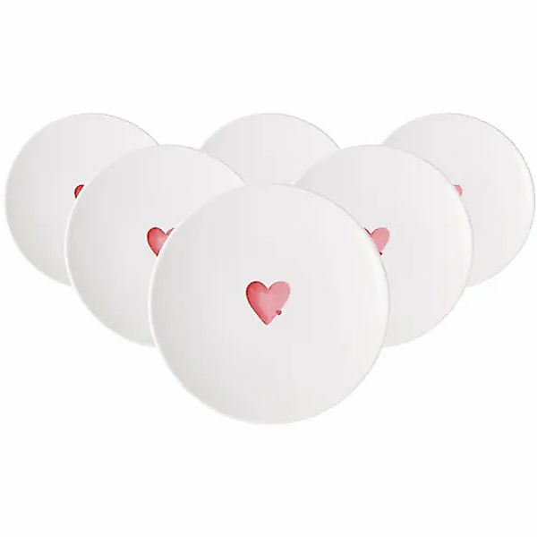 Villeroy & Boch Frühstücksteller »Frühstücksteller Sending Love With Love ø günstig online kaufen