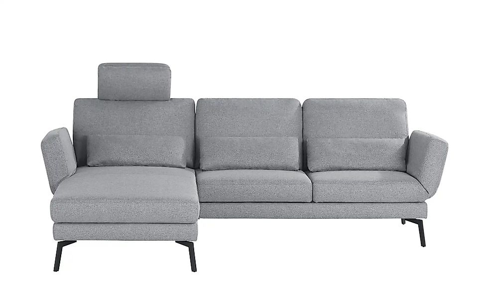 Ecksofa mit Funktion  Twister ¦ grau ¦ Maße (cm): B: 275 H: 93 T: 191.0 Pol günstig online kaufen