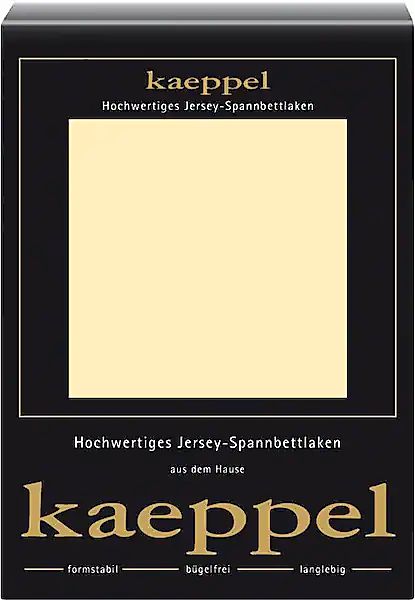 Kaeppel Spannbettlaken »Single Jersey Mako Elasthan«, aus 97% Baumwolle und günstig online kaufen