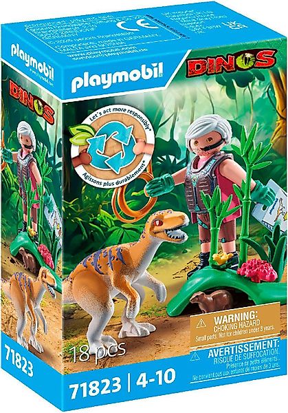 Playmobil® Velociraptor (71823), Playmobil Dinos Konstruktions-Spielset, günstig online kaufen