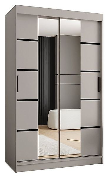 ABIKS MÖBEL Schwebetürenschrank RUBINO V 120 Schlafzimmerschrank mit Schieb günstig online kaufen