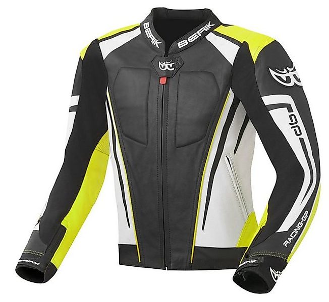 Berik Motorradjacke Striper Evo Motorrad Lederjacke herausnehmbares Innenfu günstig online kaufen
