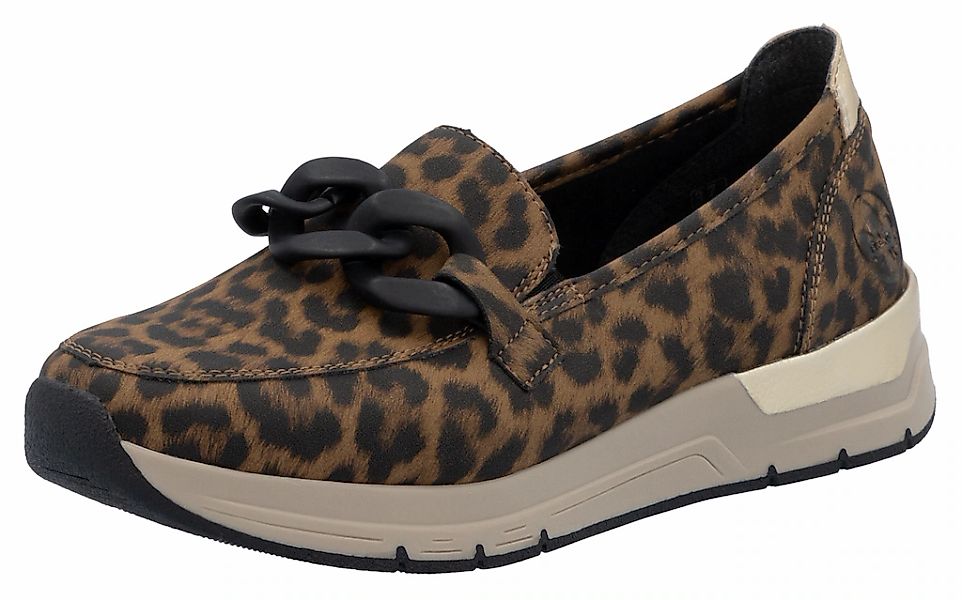 Rieker Slip-On Sneaker, Schlupfschuh, Leo-Sneaker, Freizeitschuh mit MemoSo günstig online kaufen