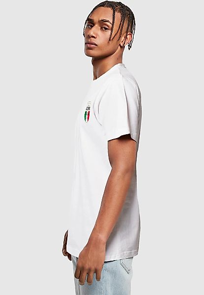 MisterTee T-Shirt "MisterTee Azurro Italia Crest Tee" 1 Stk. tlg. günstig online kaufen