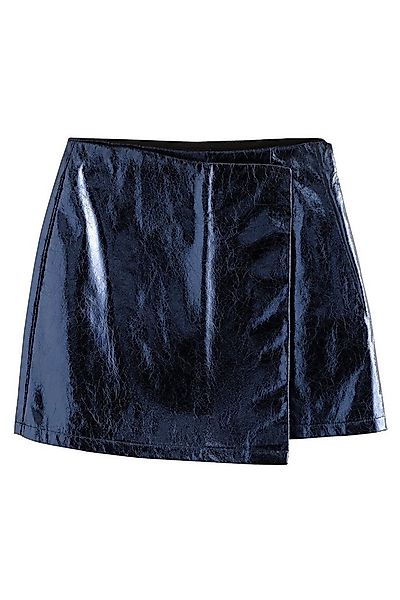 Next Lederrock Metallic-Minirock aus Kunstleder (1-tlg) günstig online kaufen