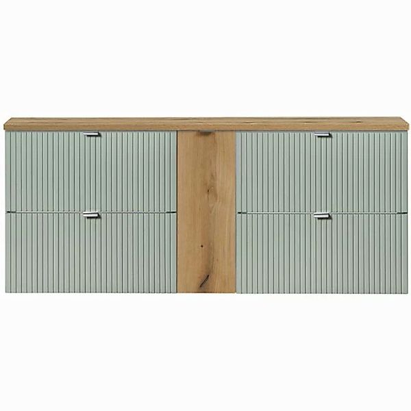 Lomadox Unterschrank NEWPORT-56-GREEN Waschtisch Doppelwaschtisch 120cm, gr günstig online kaufen