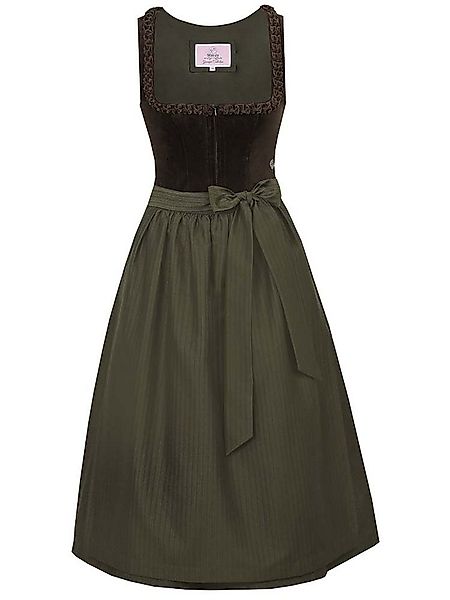 MarJo Dirndl Dirndl Emmering 70cm Länge olive günstig online kaufen