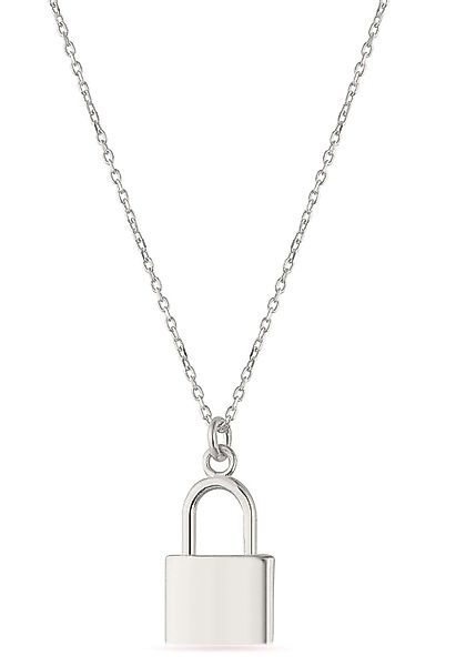 Einzelstück Charm-Kette Halskette mit Schloss 925 günstig online kaufen
