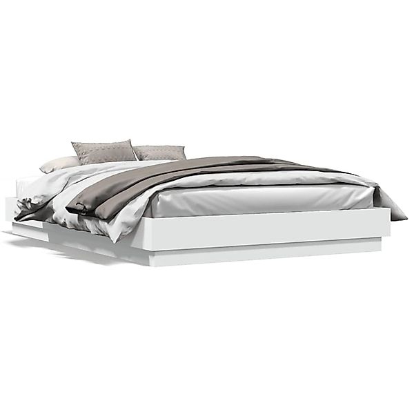 vidaXL Bettgestell Weiß 120x200 cm Holzwerkstoff 3209863 günstig online kaufen