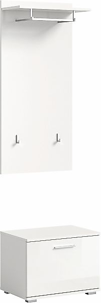 INOSIGN Garderoben-Set "Valge, Breite 55cm, 2-tlg. Set, best. aus: Sitzbank günstig online kaufen