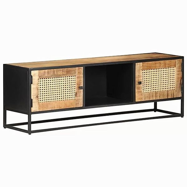 vidaXL TV-Schrank TV-Schrank 120x30x40 cm Raues holz und Wiener Geflecht (1 günstig online kaufen