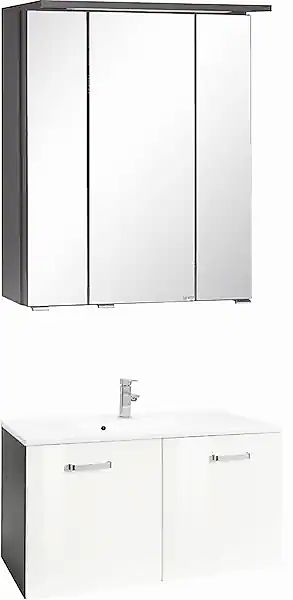 welltime Badmöbel-Set "Ravenna", (2 St.), Breite 80 cm, Bad-Unterschrank mi günstig online kaufen