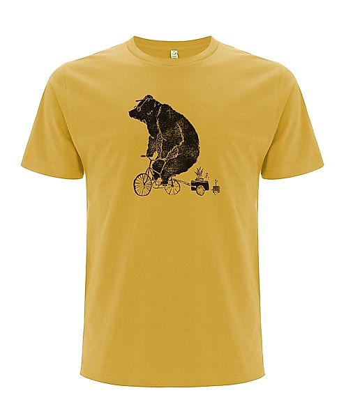 Herren T-shirt Halfbird Bär Auf Rad Aus 100% Biobaumwolle günstig online kaufen