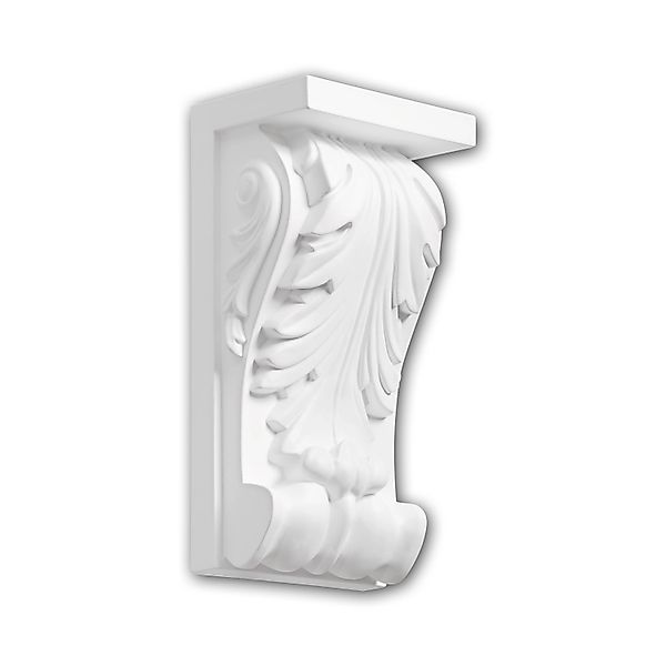 PROFHOME 119010 Konsole Zierelement dekoratives Element Stuckdekor, 12,0 cm günstig online kaufen