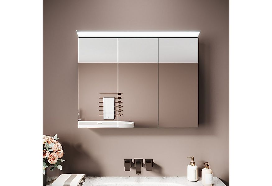 SONNI Spiegelschrank Spiegelschrank Badezimmerschrank 80×60cm Bestseller mi günstig online kaufen