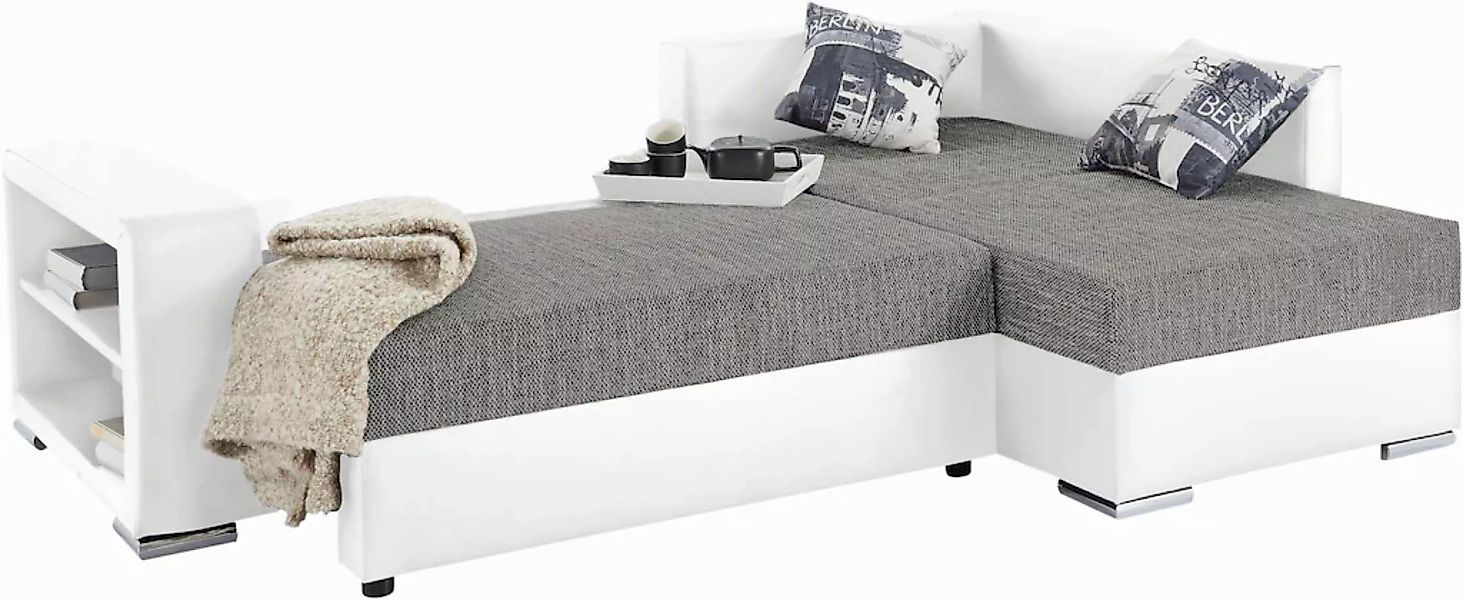 COLLECTION AB Ecksofa »John L-Form«, mit Bettfunktion, Bettkasten und integ günstig online kaufen