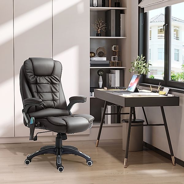 HOMCOM Schreibtischstuhl Bürostuhl mit Massagefunktion, mit günstig online kaufen