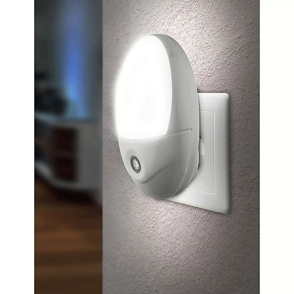 Globo LED-Nachtlicht Enio Plug-In Weiß günstig online kaufen