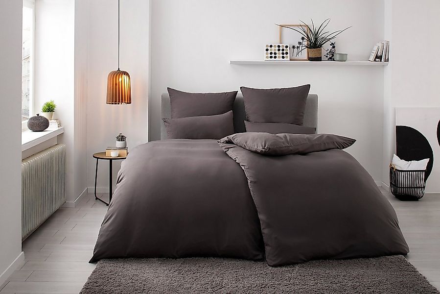 my home Bettwäsche Desner, Microfaser, 3 teilig, Premium Qualität, 100 % Po günstig online kaufen