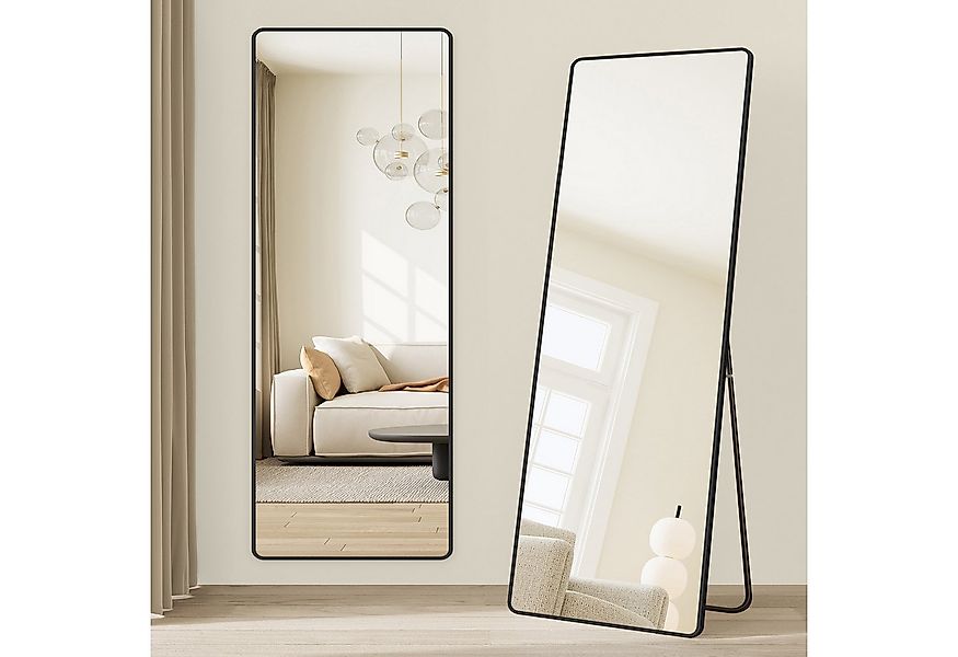 SONGMICS Standspiegel, Ganzkörperspiegel, 160 x 50 / 140 x 40 cm, stehend o günstig online kaufen