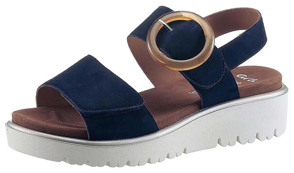 Ara BILBAO Sandale Keilsandale, Plateausandale mit Klettverschlüssen, G-Wei günstig online kaufen