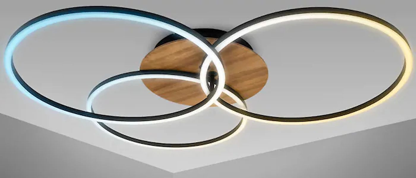 B.K.Licht LED Deckenleuchte »BK_FR1528 LED-Deckenlampe, 40 Watt, Farbtemper günstig online kaufen
