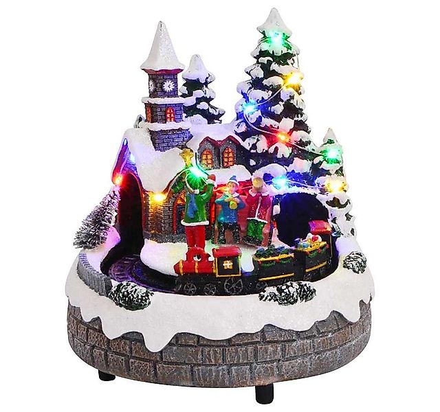 vidaXL Christbaumschmuck Weihnachtlicher Tisch Mehrfarbig 16 x 16 x 19 cm H günstig online kaufen
