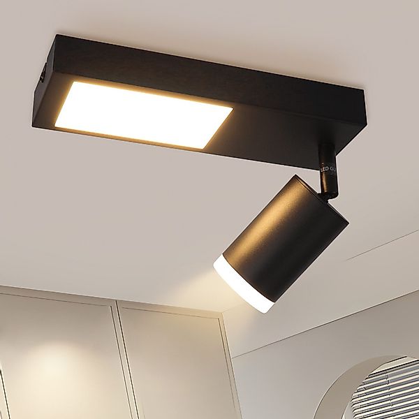 Nettlife Deckenstrahler Schwarz Schlafzimmer LED Deckenleuchte günstig online kaufen