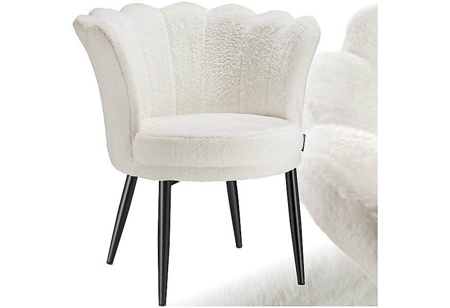 tectake Esszimmerstuhl Sessel Stella, dicke Polsterung, 67x64x76cm (Set, 1 günstig online kaufen