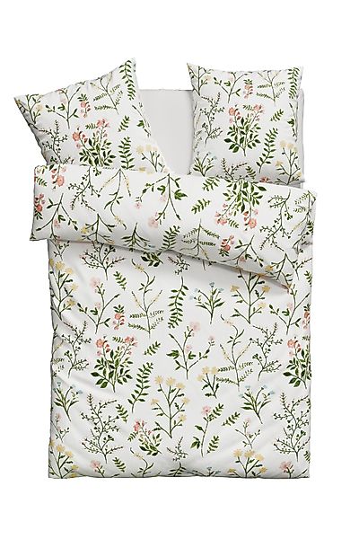 OTTO home Bettwäsche "Claara" 2 Stk. tlg. mit Blumen Design, skandinavisch, günstig online kaufen