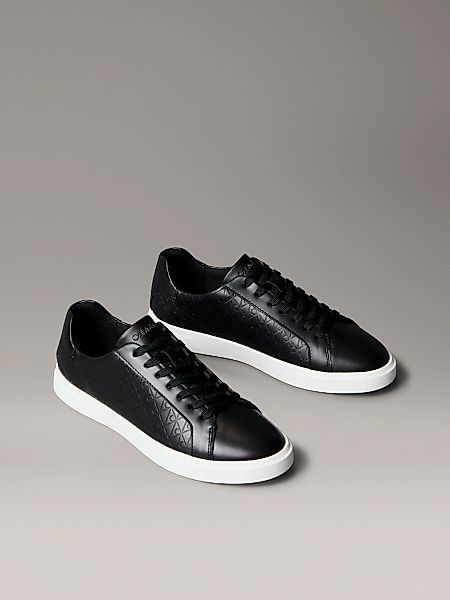 Calvin Klein Sneaker "LOW PRO CUPS LACE UP LTH AOP", Schnürschuh, Freizeits günstig online kaufen