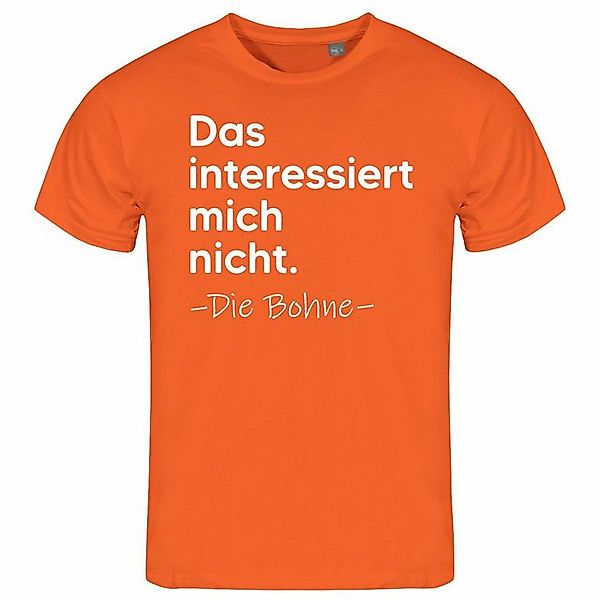 deinshirt Print-Shirt Herren T-Shirt Das interessiert mich nicht. DIE BOHNE günstig online kaufen