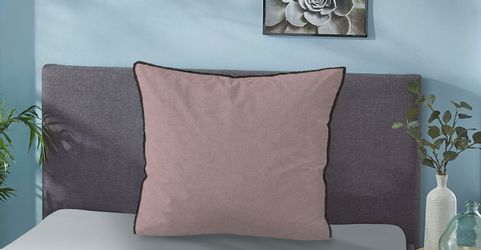 Biberna Kissenbezug "Hermal Flanell mit Reißverschluss, Melange-Optik, Wend günstig online kaufen