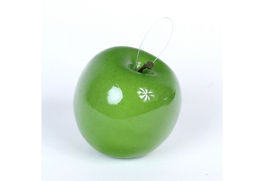 Kunstpflanze Apfel grün 7,5 cm Kunstobst von DPI, DPI, Höhe 7,5 cm günstig online kaufen