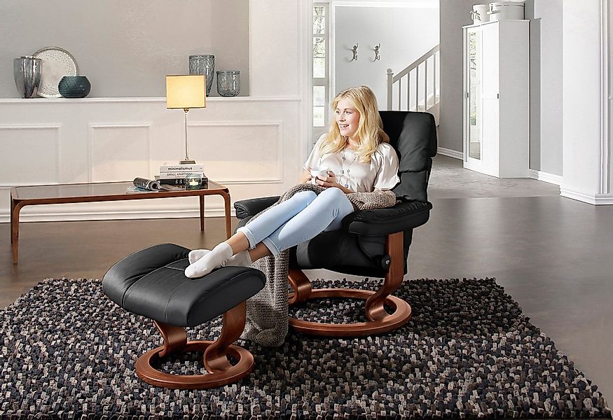 Stressless Relaxsessel "Ruby", (Set, Relaxsessel mit Hocker), mit Classic B günstig online kaufen