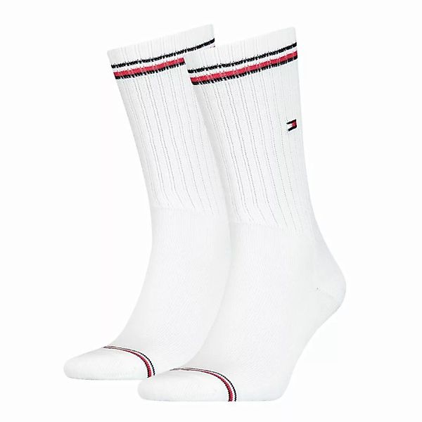 Tommy Hilfiger Iconic Crew Socken 2 Paare EU 47-49 White günstig online kaufen