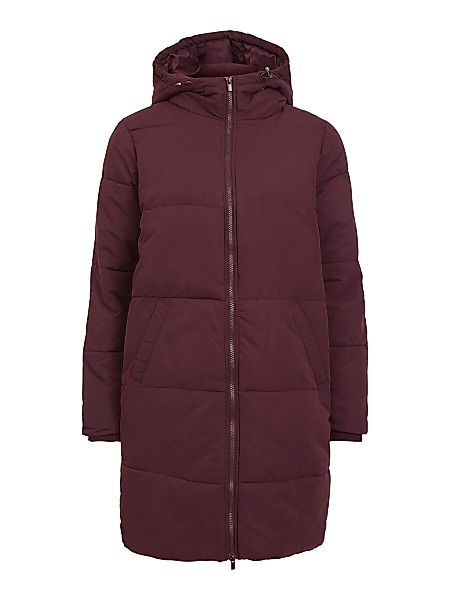 VILA Mit Kapuze Mantel Damen Rot günstig online kaufen