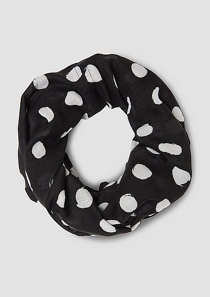 s.Oliver Loop Snood, Loop-Schal aus Viskose mit Artwork günstig online kaufen